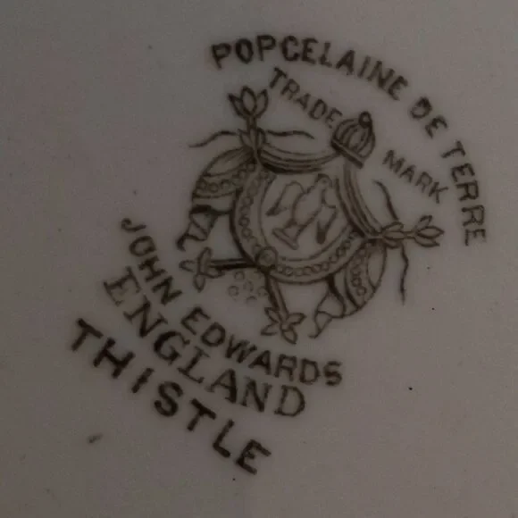 Vintage John Edwards England Platter "Thistle"